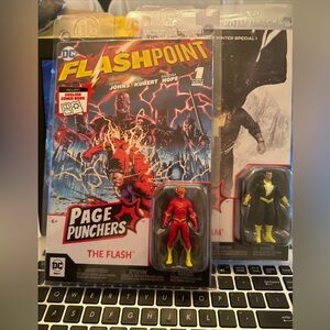 McFarlane Toys DC Comics Page Punchers Comic Books & 3" Figures Flash Black Adam